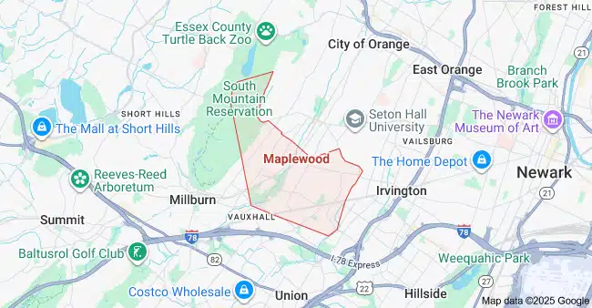 Maplewood, NJ Cleaning Service Area
