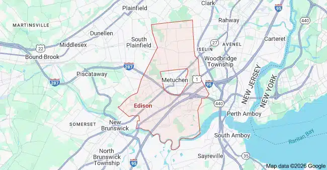 Edison, NJ Cleaning Service Area