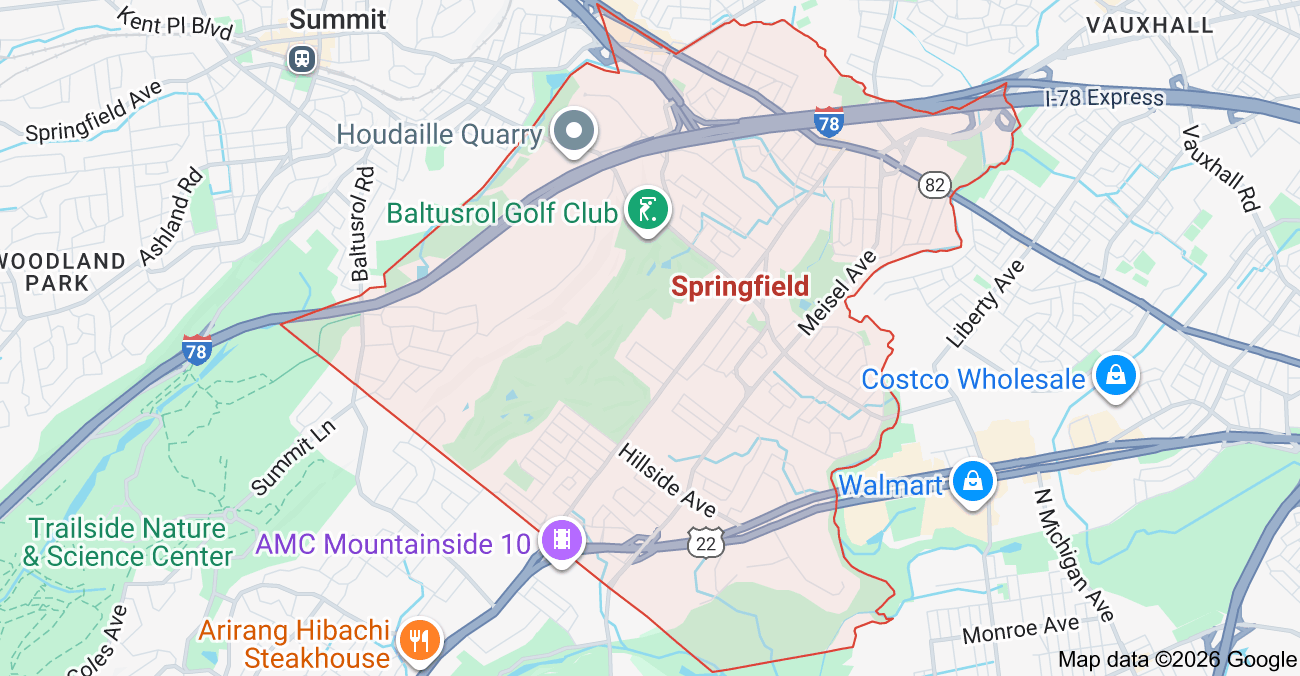 Springfield, NJ Cleaning Service Area